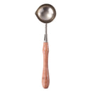 Wooden Handle Sealing Wax Bead Tablet Melting Spoon for Scrapbooking (A) A