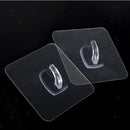 Clear Wall Mounted Nail Free Self Adhesive Sticky Hook Bathroom Kitchen