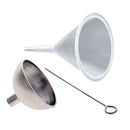 2Pcs Mini Stainless Plastic Funnels Perfume Liquid Oil Filling Empty Bottle