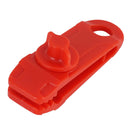 Heavy Duty Camping Tarp Clips Tent Awning Clamps Guyline Fastener Red Nylon
