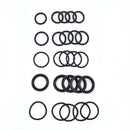 225PCS 18 Size Rubber O Ring O-Ring Washer Seal Assorted Black Car Air Gas Kits