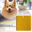 Pet Lick Food Mat for Dogs Cats Licky Slow Feeder Pet Feeding Licking Pad