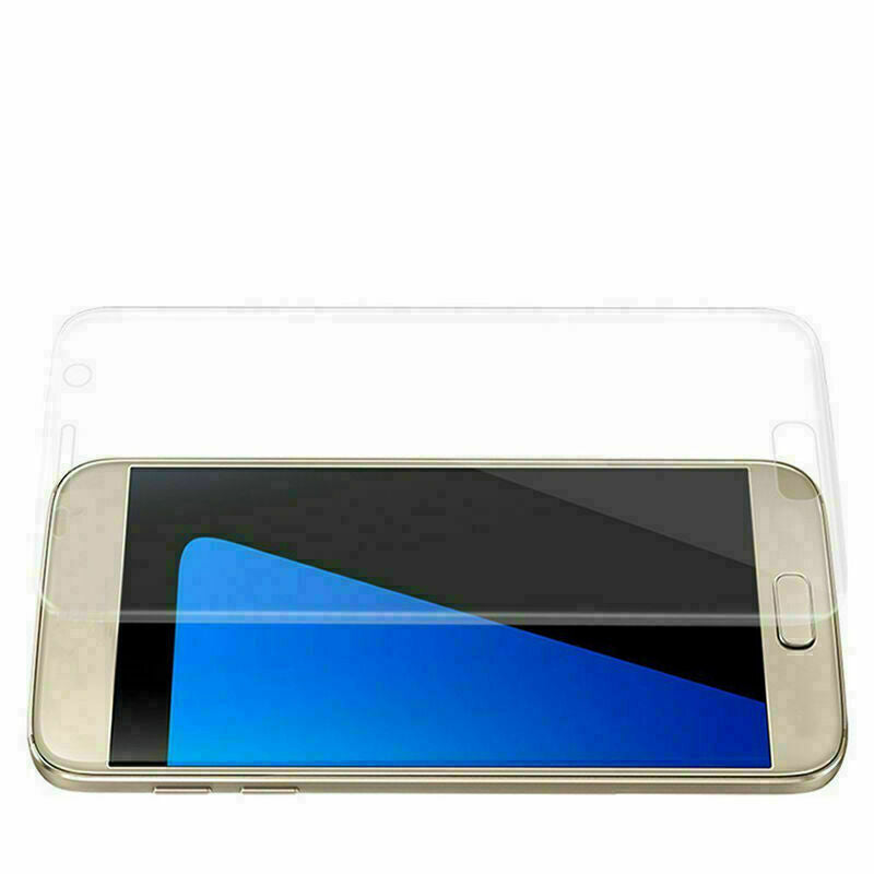 2pcs TPU Full Edge TPU Plastic Screen Protector For Galaxy Edge S7 B3V6 O8M A8Q9