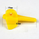 20 Pieces 53mm Tire Changer Duck Head Demolition Pad Nylon Insert Rim Protective