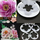 4pcs Peony Flower Fondant Mold Sugarcraft Cake Cookies Embosser Cutter gtJCS Gw