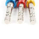 3pcs/set Socket Bit Adapter Drill Nut Driver Power Extension 1/4 3/8 1/2 3C