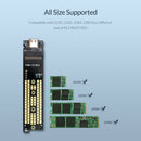 Transparent M.2 NGFF USB 3.1 Type-C SSD Hard Disk Drive Enclosure 5Gbps HDD Case