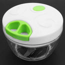 Manual Food Chopper For Vegetable Fruits Nuts Onions Hand power Mincer Blen