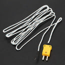 2PCS K Type 0-400C Temperature Sensor Thermocouple Probe 2 Meter 6.6Ft