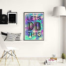 5D DIY Full Drill Diamond Painting Saying Cross Stitch Embroidery Mosaic