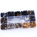 Snap Fasteners Kit 12.5mm Metal Buttons Press Studs Leather Crafts Tool