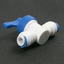 1/4'' Inline Ball Valve Quick Connect Shut Off for RO Water Reverse Osmosis TOCA