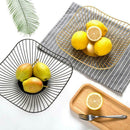 Fruit Basket Bread Storage Rack Plate Snacks Organizer Iron 25.5*11. L0Z1