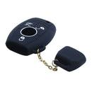 Silicone Cover Skin Jacket for MERCEDES BENZ Smart Key Black