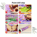 5D Diy Diamond Painting Lovely Flower Heart Diamond Embroidery Diamond Full