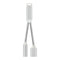 USB C to Earphone Headphone Audio Adapter 2 in 1 Type C Fast Charging + 3.5mm