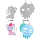 Metal Cutting Dies Stencils for DIY Scrapbooking Photo Album Card (Mouse)