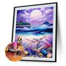 Diamond Painting Cross Ctitch Dolphin Full Square Drill Embroidery (F328)