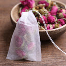 200Pcs Empty Teabags String Heat Seal Filter Paper Herbs Loose Tea Bags Teabag