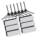 18pcs Vacuum Cleaner Parts For Ilife A4 A6 A4S A8 A40 Hepa Filter Side Brush