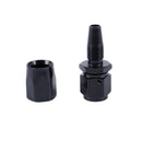 AN-6 (AN6) STRAIGHT FastFlow Stealth Black Hose Fitting