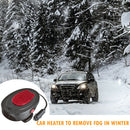 Fog Removal Car Air Heater Demister 12V Hot Warm Fan Defroster (Red) A