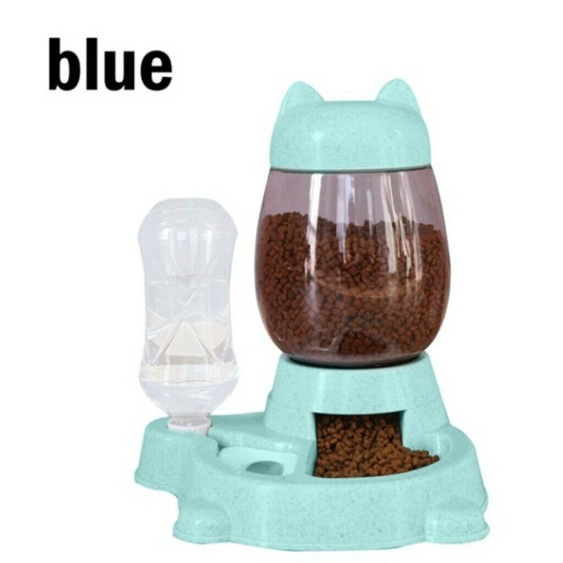 2pcs Automatic Feeders Cat Dog Rabbit Water Dispenser Drinking Fountains