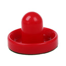 4Pcs Air Hockey Table Goalies with 4pcs Puck Felt Pusher Mallet Grip Color