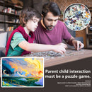 1000pcs DIY Picture Assembling Sun and Moon Jigsaw Puzzle Kids Adults Toys