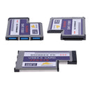 54 mm Express Card to 3Port USB 3.0 Adapter Converter Max 5Gbps For PC Laptop