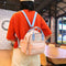 Animal Pattern Waterproof Backpacks Women Shoulder Crossbody Bags (Pink) A#S