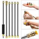 6 Pcs Pressure Washer Wand Extension Set,Total 90 Inch Stainless Steel Wash