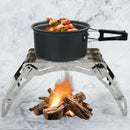 Outdoor Camping Portable Folding Burner Stove Stand Rack Holder BBQ Grill
