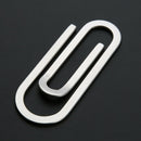 Stainless Steel Metal Money Clips Paper Clip Holder Folder