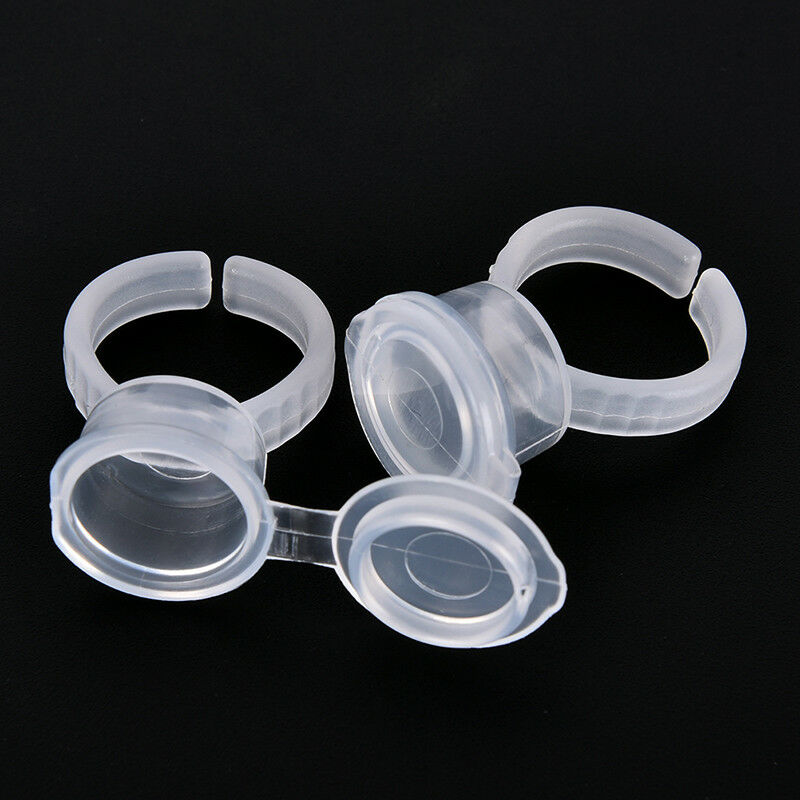 50X Pigment Tattoo Ink Cup Ring Holder Permanent Microblading Eyebrow Makeup FT
