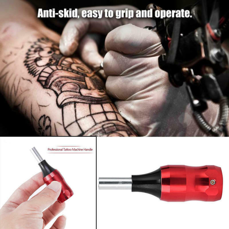 Tattoo Machine Aluminum Alloy Handle Grip Needle Tube Tip Body Art Acces HSZ