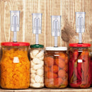 Airlock Set for Fermentation, 20 Pieces Silicone Grommets and 6 Pieces Plas