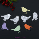 Bird DIY Metal Embroidery Puzzle Stencil Scrapbook Craft Cutting Die