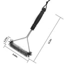 Kitchen  BBQ Grill  Cleaning Brush Stainless Steel Bristles Cleaning Brushes Ew