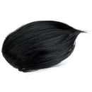 Synthetic Hair Wig Bangs Black Clipped R5E7