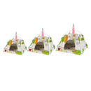 Hamster Rabbit Chinchilla Squirrel Tent Teepee House Sleeping Cave Bed S