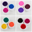12Pcs Pure Color Mix Nail Art UV Builder Gel Set for Acrylic False Tips DIY .