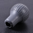 Grey Car Round Silicone MT Gear Shift Knob Lever Cover Protect Antislip Nonslip
