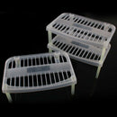 Sink Rack Stackable Board Organizer Folding Drain Tray Kitchen Board Bowl S