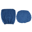 Spandex Elastic Office Chair Slip Covers Protector Rotating Chair Seats Blue
