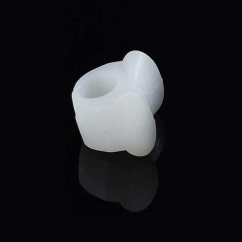 2x Toe Pad Bunion Gel Separator Overlap Silicone Corrector Pain Relief Fu OQV