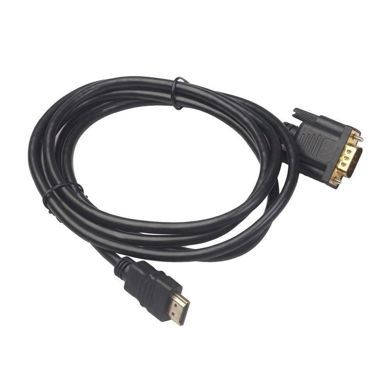 1.8m 6ft 1080P HDMI Male to VGA HD15 Male Video Converter Adapter Cable