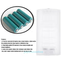 2xAA to D Size Plastic Battery Adaptor Holder Switcher Case Clear Box Converter