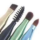 Makeup Brushes 4 Head Makeup Brush Retractable Metal Eye Eyeshadow Brush Set BX