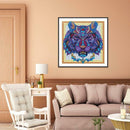 5D DIY Special Shaped Diamond Painting Lion Head Cross Stitch Mosaic Kits